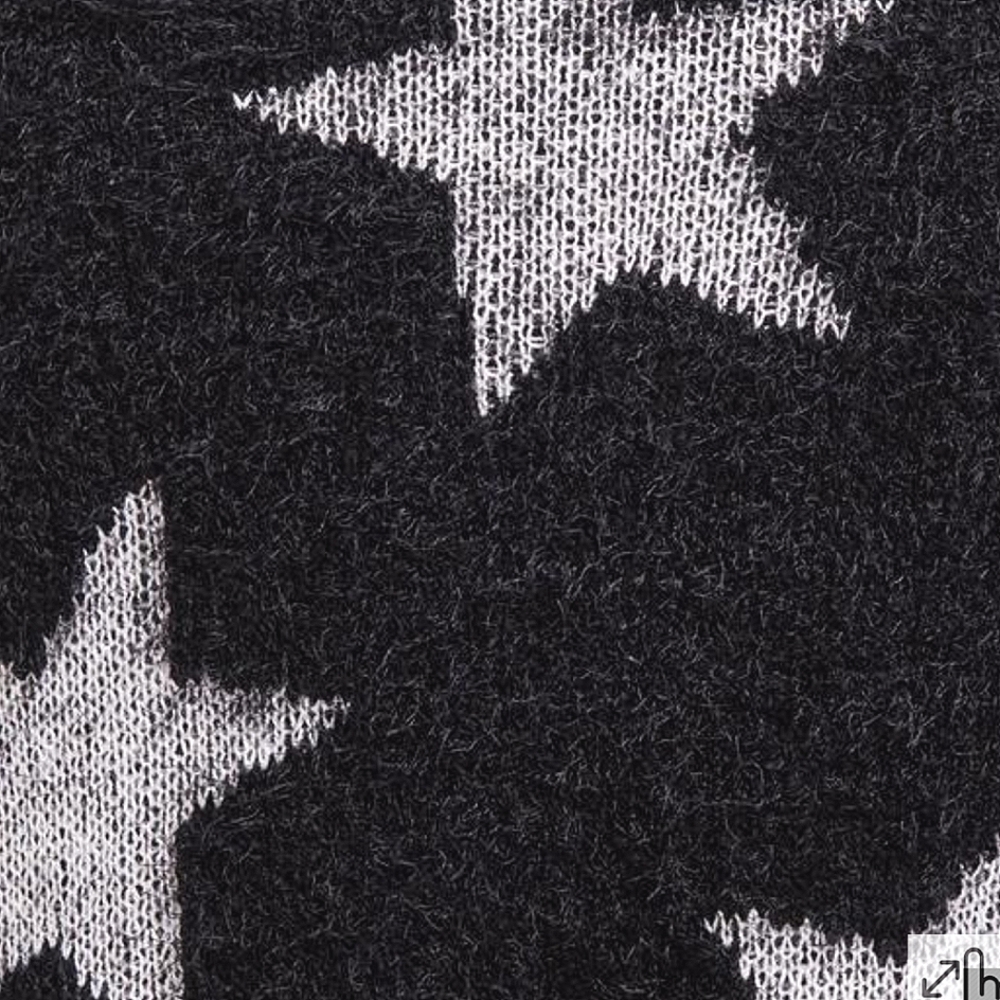Torrid Plus Black & White Hooded Star Cardigan - Picture 8 of 8